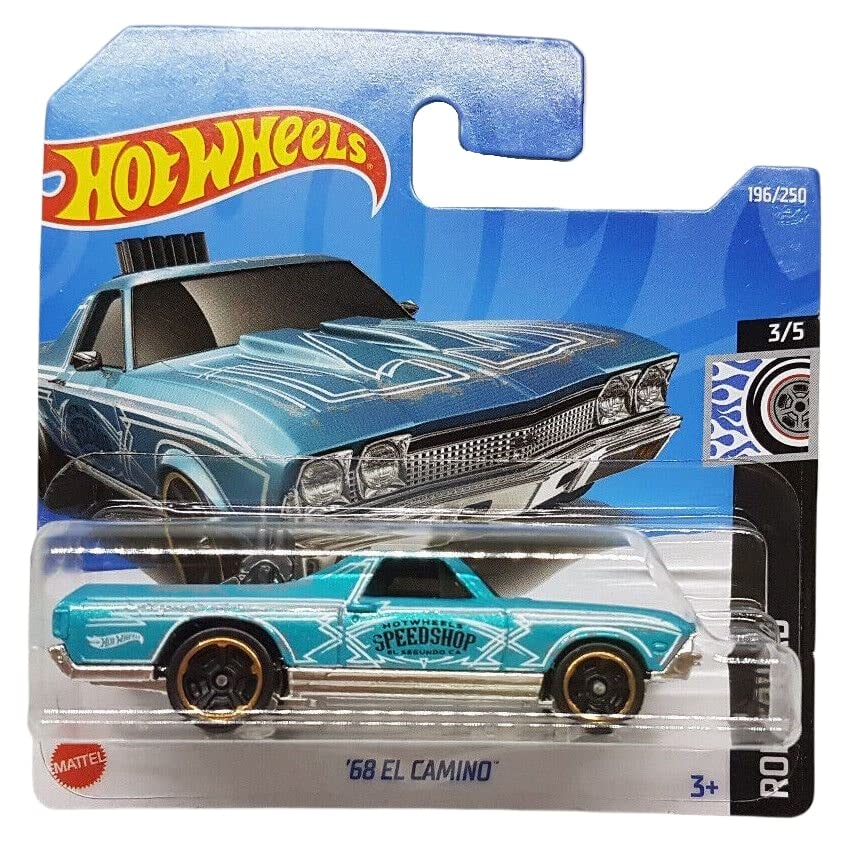 Hot Wheels - '68 EL Camino - Series 1/10 - HCV94 - Short Card - GM - Speedshop - Mattel 2022