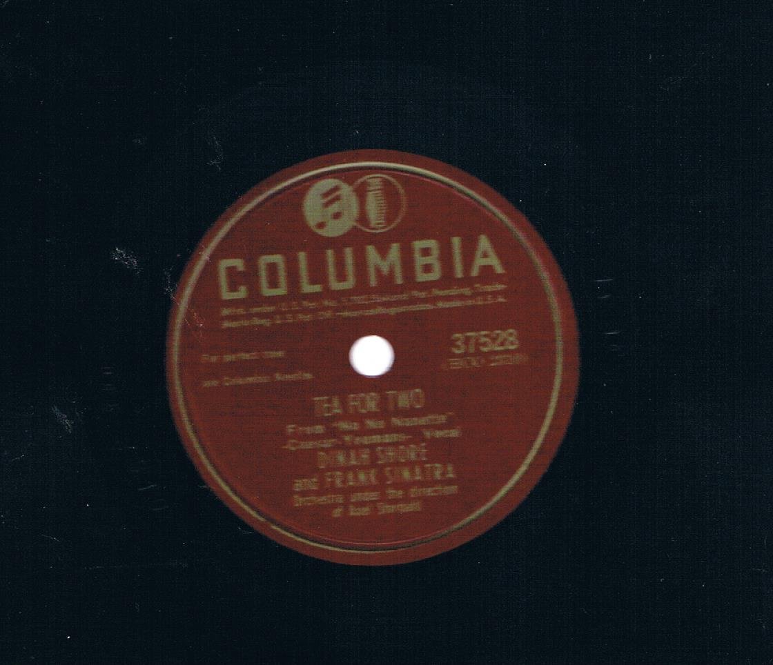 Dinah Shore, Frank Sinatra Tea for Two / My Romance (Dinah Shore and