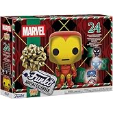 POP Funko Pocket Calendar: Marvel - Iron Man &amp; Spider-Man - 24 Day | Official Merch - Advent Calendar with 24 Days of Mystery Mini Figures - Christmas Countdown Gift for Fans