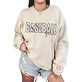 Nani Baseball Mama Embroidered Sweatshirt, Baseball Mama EmbroideredSweatshirt Gift For Mom Mother's Day Gameday Christmas