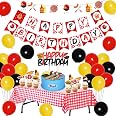 Pink Bow Happy Birthday Banner Garland Set - No DIY Party Decor For Girls, 1st 2nd Birthday