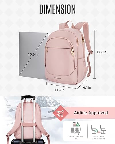LIGHT FLIGHT Travel Backpack for Women, Inch Anti Theft