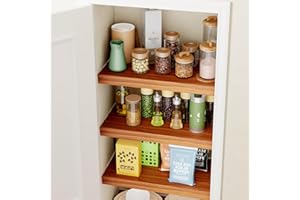 Giklux 5 PCS Wire Rack Covers for Pantry Wood Grain, 24'' W * 12'' D Ready to Use, Faux Wood Shelf Covers for Wire Shelving, Rustic Closet Shelves Covering Toppers, for Pantry, Bathroom, Kitchen