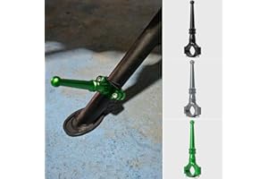 WOOGA Motorcycle Stand Kickstand Extension Kit Foot Pedal Side Support universual for HO&N&DA for Ka&wa&sa&ki for Su&zu&ki most motorcyle foot support rod diameter 19mm-23mm (Black)