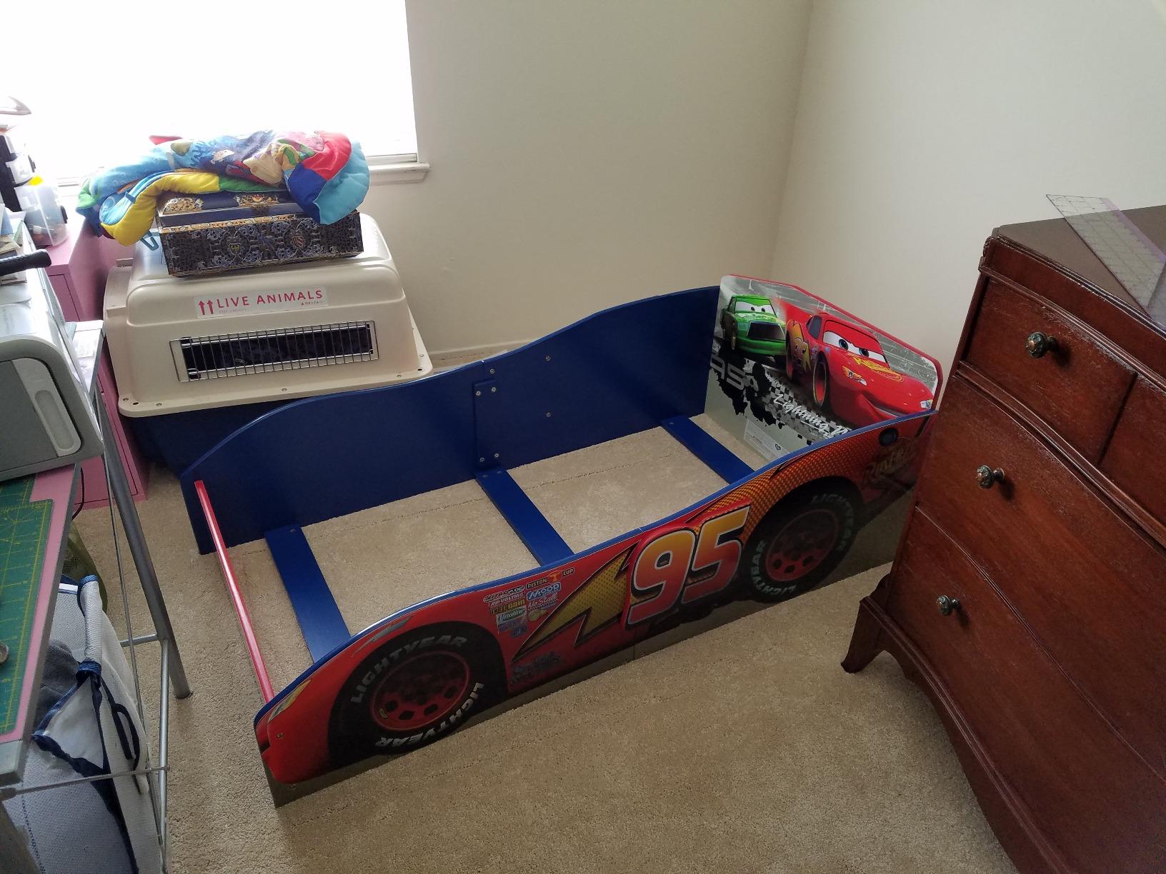 17/mo Finance Delta Children Wood Toddler Bed Greenguard Gold Certified, Disney/Pixar Cars