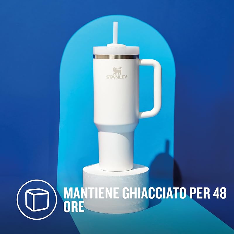 1913 Quencher H2.0 Flowstate Borraccia Con Cannuccia 1.18L - Frost