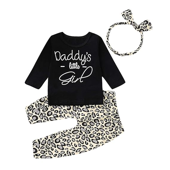 Daddy´s little girl two pieces leopard troursers