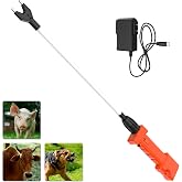 Cattle Prod Rechargeable with Led Light, Waterproof Lightweight Cattle Prod for Dogs, Cow, Livestock