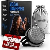 Nose-Free Vocal Dampener for Singers by Tilcare- Reduces Sound by 30dB | Lightweight Voice Dampener with Dual Hands-Free Straps | Easy-Clean PU Foam Singing Tool | Stress-Relief Vocal Muffler