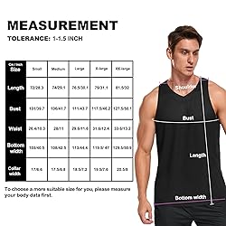 JHKKU Wolf Tank Tops for Men's Graphic Sleeveless