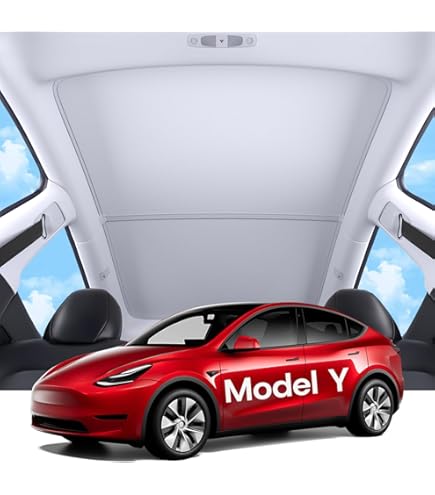 Amazon.com: Zanch Tesla Model Y Sunshade Roof [2025 Cooling
