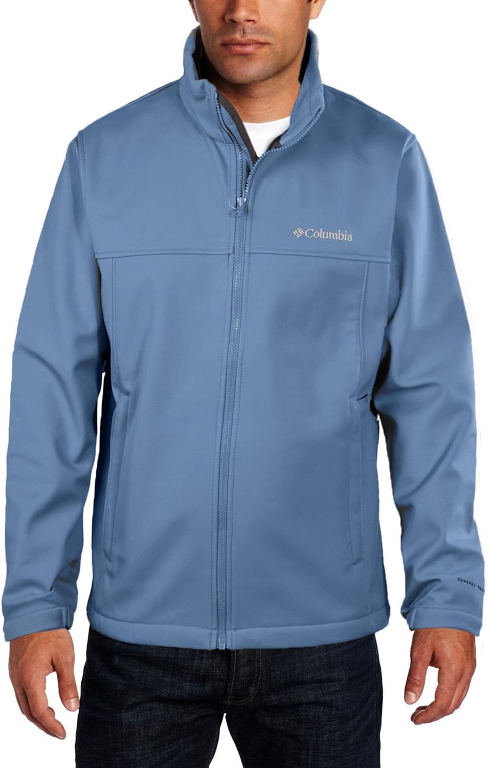 columbia mountain village hooded softshell