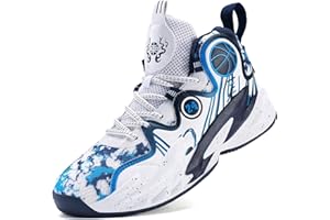 Moodeng Basketball Shoes for Men Breathable Lightweight Sneakers Athletic Gym Travel High Top Sport Shoes