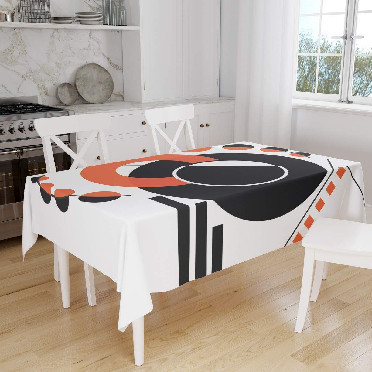 Bonamaison Kitchen Decoration, Tablecloth, 140cm x 160cm - Designed and Manufactured in Turkey
