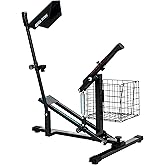 Franklin Sports Total Pitcher Baseball + Softball Training Aid - Pitching Machine + Ball Launcher for Batting + Fielding Practice - Spring Loaded Portable Pitching Machine for Backyard + Batting Cage