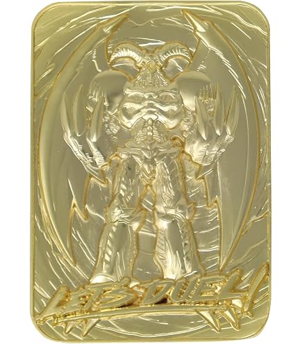 Yu-Gi-Oh! Limited Edition 24K Gold Plated Collectible