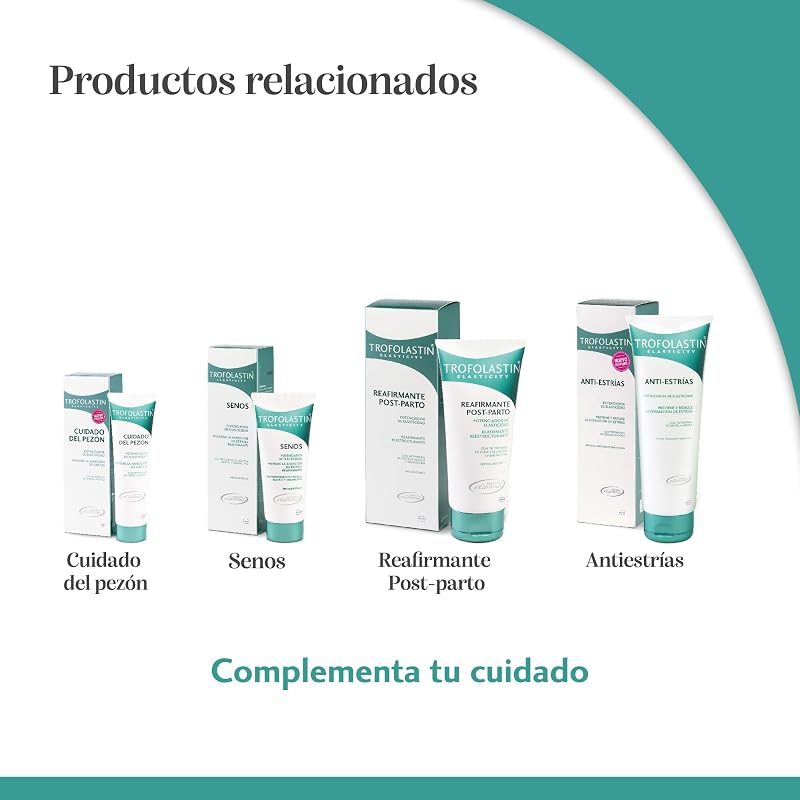 Trofolastin - firmador de seios - creme anti-estrias para seios, reestrutura e estica a pele - com centella asiática - 75 ml