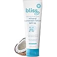 Bliss Baby Sunscreen, Premium SPF 50 Mineral Lotion, Natural Zinc Oxide, Fragrance-Free, Hypoallergenic & Dermatologist Tested, Water-Resistant, Vegan, Sensitive Skin - For Babies, Kids & Whole Family