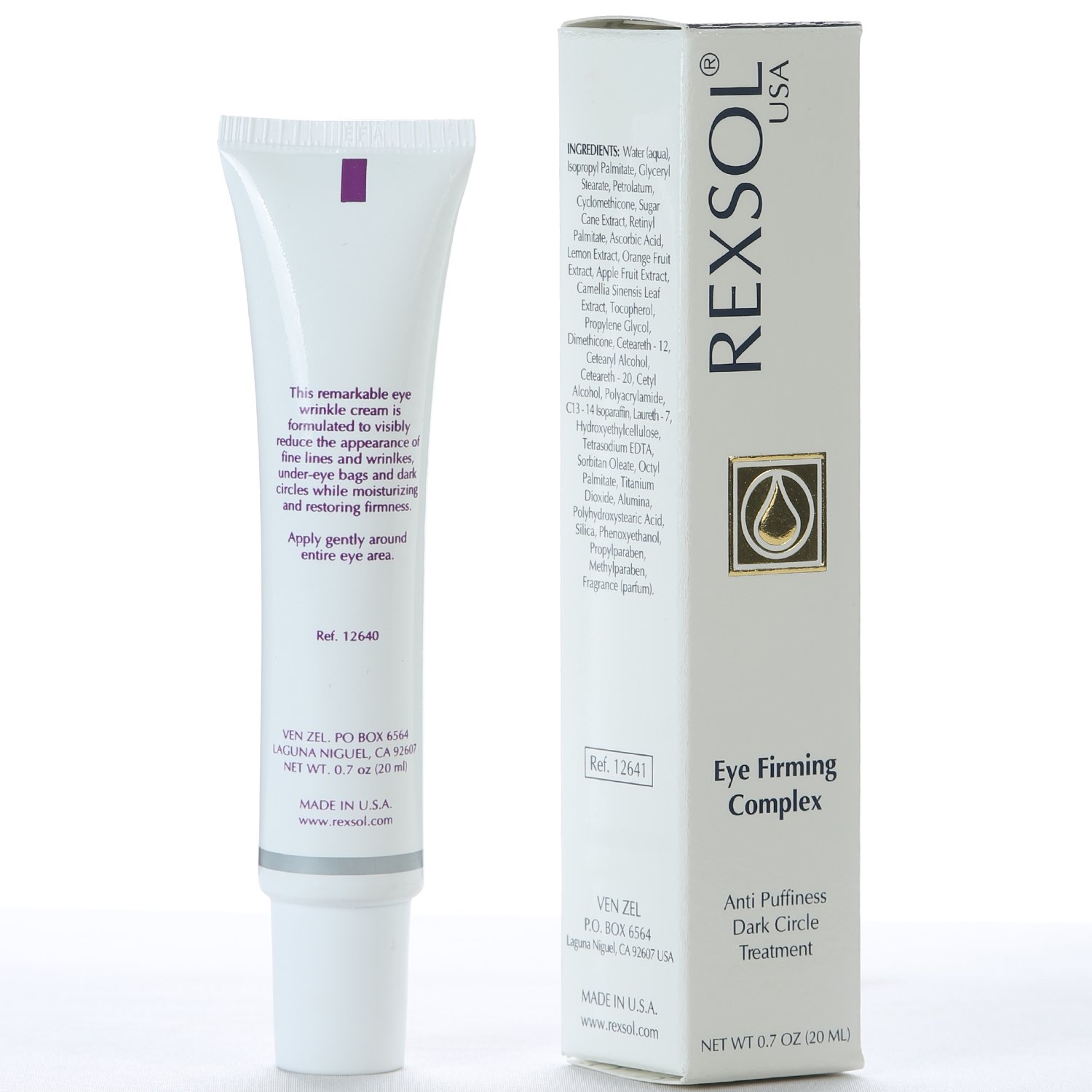 REXSOL Eye Firming Complex AntiPuffiness & Dark Circle Treatment (20