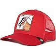 Goorin Bros. The Farm Adjustable Mesh Trucker Hat for Men and Women, Red (Goat Truckin), One Size