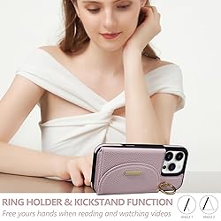 Keallce Case for iPhone 16 Pro Max Wallet