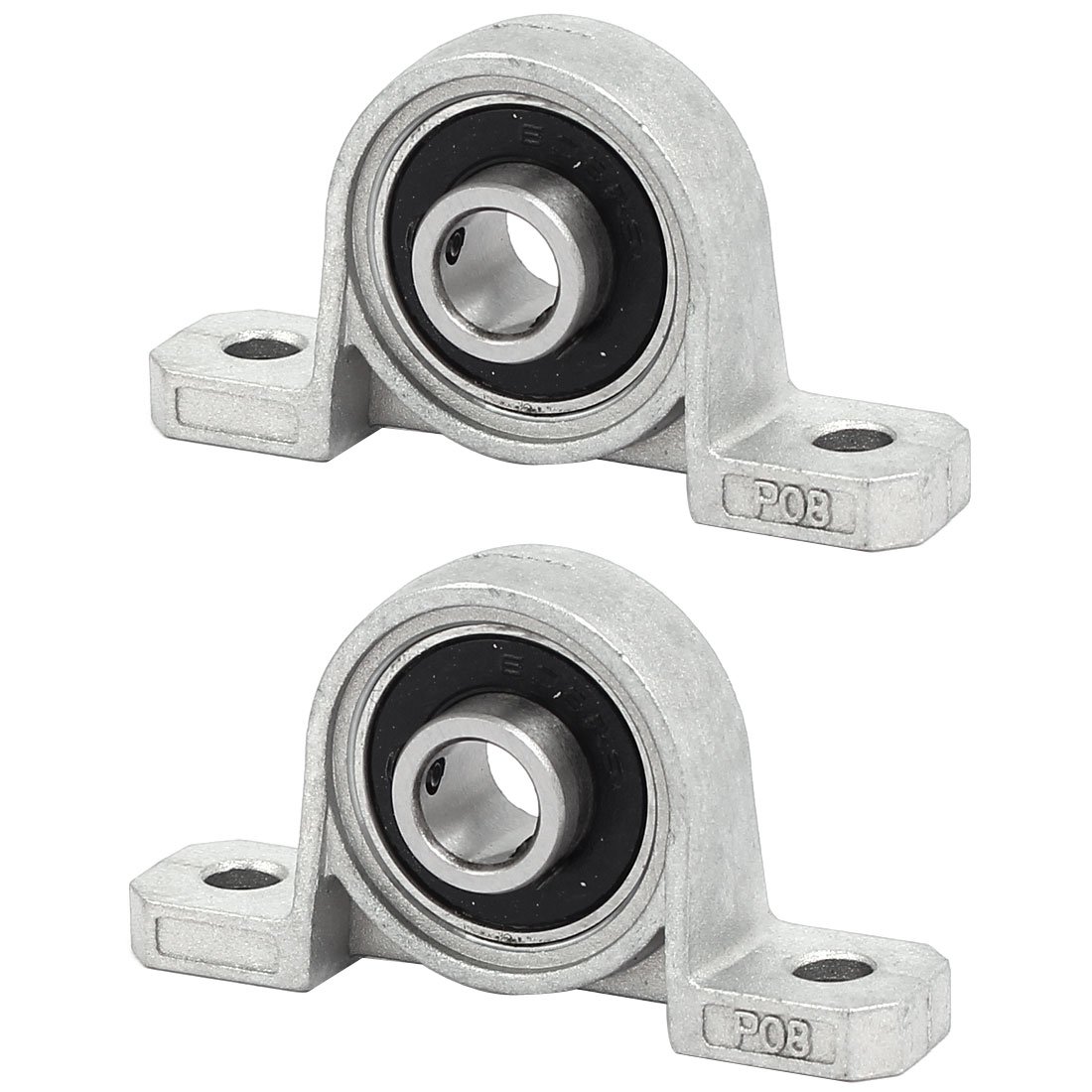 Uxcell Kp08 8mm Bore Zinc Alloy Self Aligning Flange Mounted