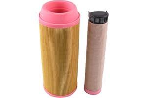 YQABLE Air Filter Kit P778984 P780024 3901462M1 3901463M1 TD270-93220 TD270-93230 Compatible with Kubota L4060DT L4760GST L50