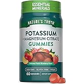Nature's Truth Potassium Magnesium Citrate Gummies | 60 Count | Vegan, Non-GMO & Gluten Free Supplement