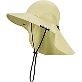 Solaris Sun Hat with Neck Flap, UPF 50 Sun Protection Lightweight Sun Cap for Men Women, Wide Brim Hat for Fishing Hiking