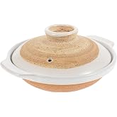 Casserole Clay Pot Japanese Sumi Kannyu Donabe Ceramic Hot Pot with Lid for Bibimbap Soup 18cm