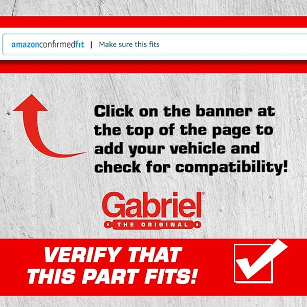 GABRIEL 43048 LOAD CARRIER REAR TOWING SHOCK ABSORBERS FOR TOYOTA TACOMA; CHEVROLET; DODGE; FORD; INTERNATIONAL; JEEP; MAZDA; MITSUBISHI; NISSAN; PLYMOUTH (1 PAIR)