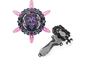 mlywd Gyro Battling Tops Burst SuperKing, Gyro Launcher and Grip Battle Game Set Right Spin DB Layer System Gyro Toys Set Gifts for Kids Children Boys, B-169