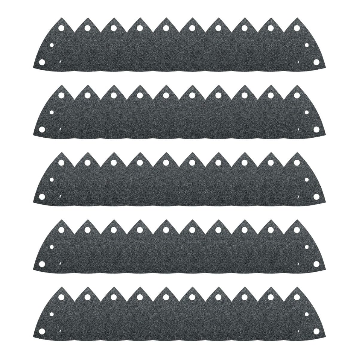 FEIN 63717116016 240 Grit Triangular Perforated Sanding Sheet, Multi-Colour