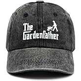 Blupkany Gardening Gifts for Men, Gardening Hat for Gardeners Men, Adjustable Washed Cotton Baseball Cap