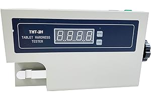 HFBTE Tablet Hardness Tester Testing Equipment Tablet Hardness Durometer with Power 110V/60Hz/5W Hardness Range 2 to 200N/0.2