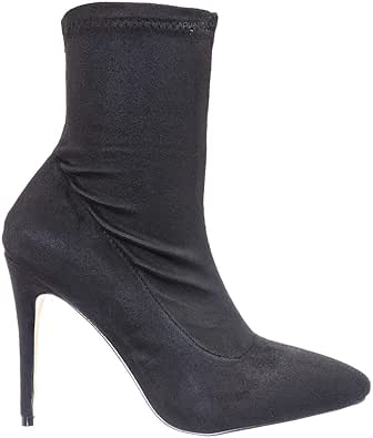 stiletto sock heels