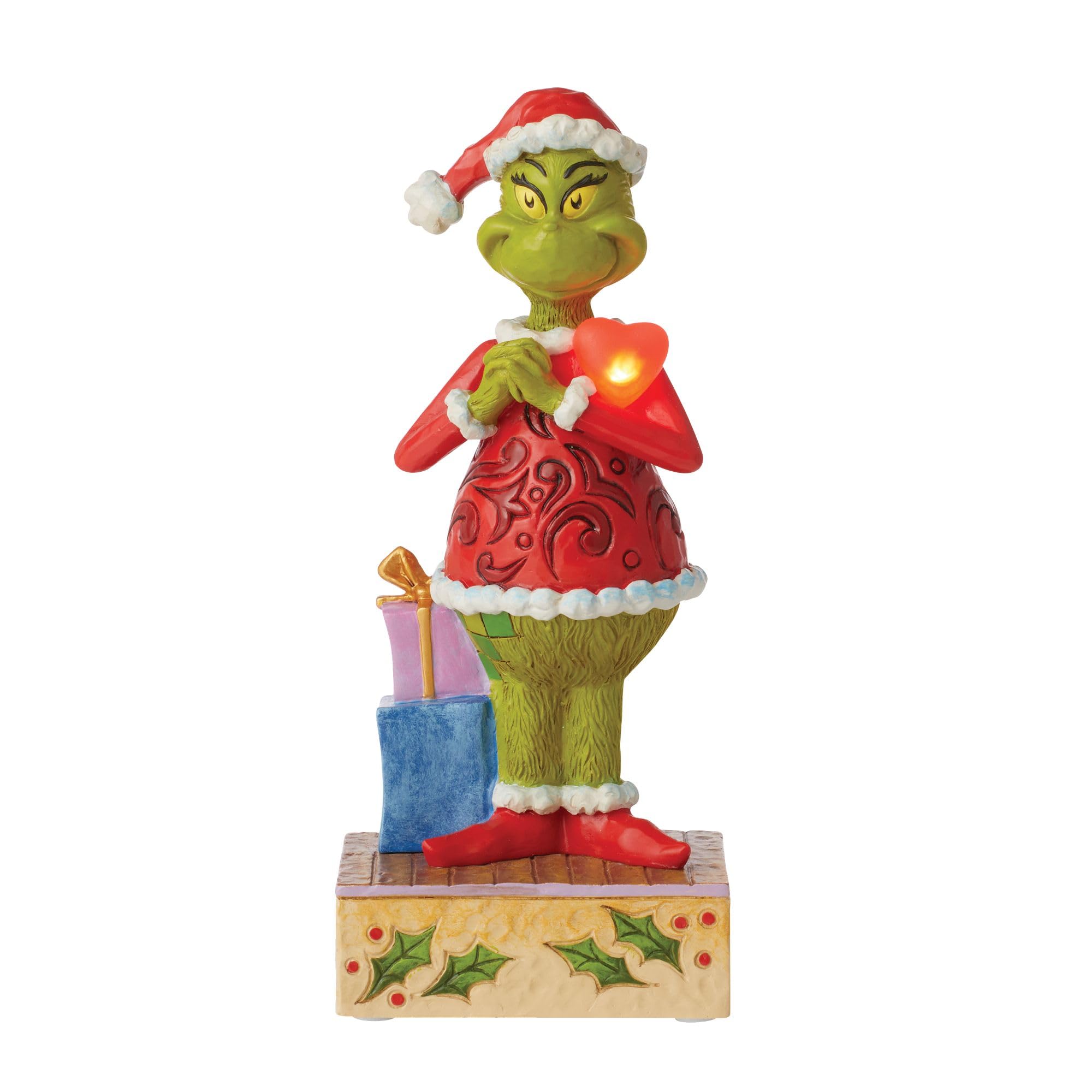 Enesco Jim Shore Grinch With Heart Figurine