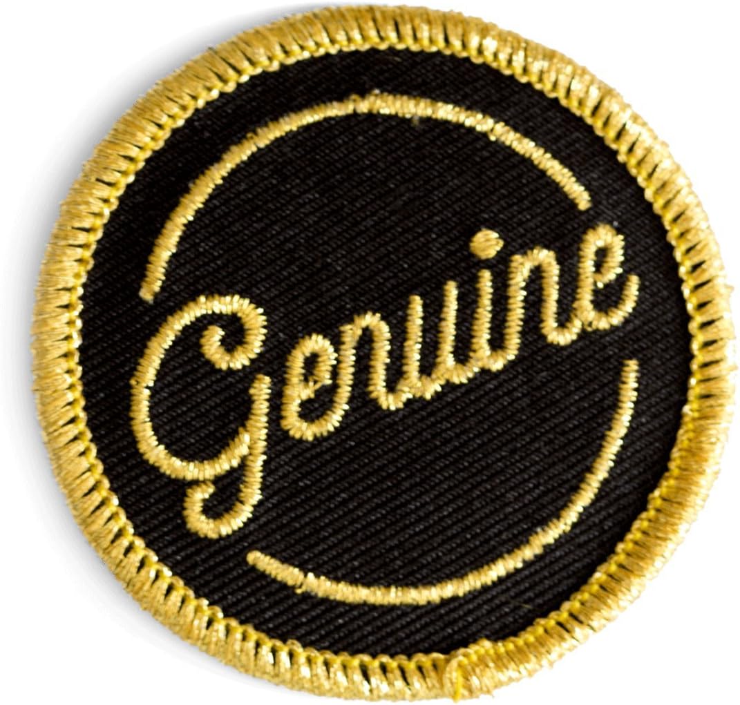 These Are Things Genuine Embroidered Iron On or Sew On Patch