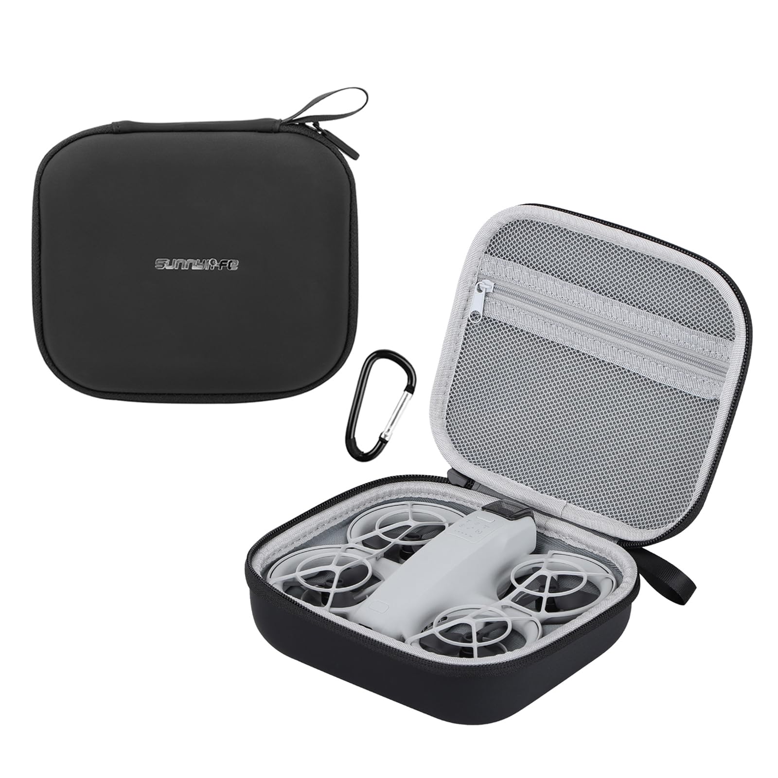 ZJRXM Case for DJI Neo Drone Accessories, Portable Travel Bag Carrying Case for DJI Neo Drone (Black)