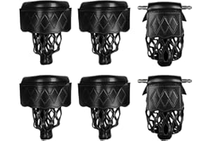 Dysdensa 6-Piece PU Leather Billiard Pockets with Diamond Pattern - Durable Accessories for Billiard Pool Table