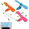 PCTC Type C Mini Phone Fan Type C for Samsung Galaxy S24 / S23 / 23 Ultra/ 24 Ultra, Compatible with Apple iPhone 15/15 Pro /15 Pro Max, for Moto Razr 40 Ultra /g54/Edge S Pro/Razr 40(3 Packs)