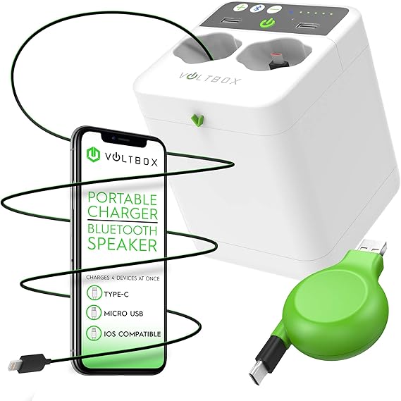 bluetooth speaker with usb c charging port