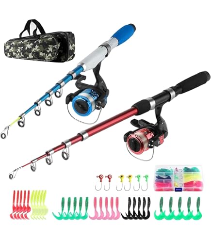 boys saltwater fishing poles Amazon.com : Kids Fishing Pole Set Fishing Rod and Reel Combos,Ultralight  Telescopic Fishing Rod+Spinning Reel+Lure Baits+Fishing Line with Camo Bag  for Boys Girls Youth Freshwater Saltwater : Sports & Outdoors