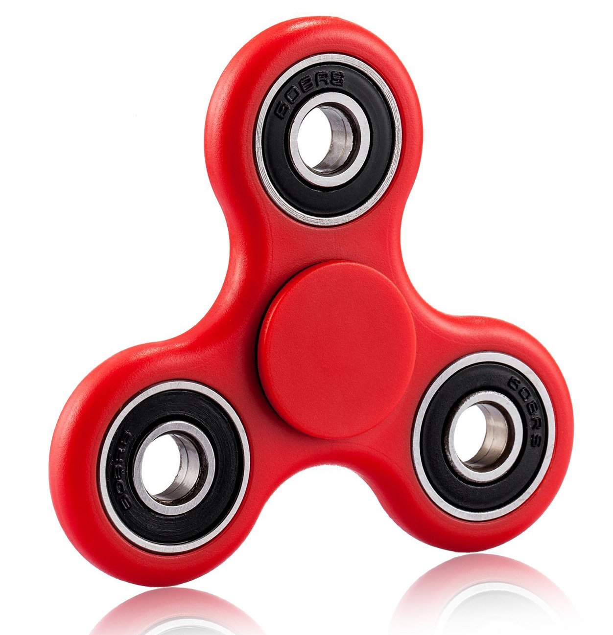 XY Fidget Hand Spinner Toy Perfect For Anxiety, ADHD, ADD and Autism Adult Children, with Ceramic Bearing. (Red)