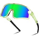 FEISEDY Kids Sunglasses Polarized Youth Baseball Sunglasses Sports Cycling Glasses for Boys Girls Age 4-8 B0183