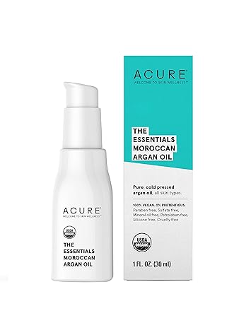 Amazon Com Acure The Essentials Moroccan Argan Oil 100 Vegan