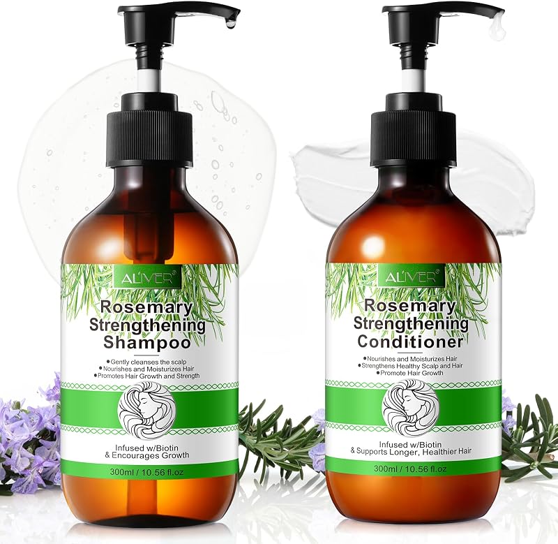OEWWEX Rosemary Shampoo 300ml Conditioner 10.56oz Hair Care Set Dry to Oily
