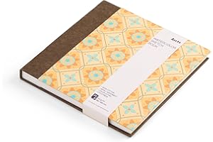 Arrtx Watercolor Sketchbook, 100% Cotton Cold Press Art Supplies Watercolor Paper Journal 7.1 x 7.1In, 24 Sheets 48 Pages (14
