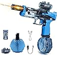Electric Water Gun for Adults Kids: Most Powerful Squirt Gun, Automatic high Powered Pressure Blaster watergun with Realistic Led Muzzle Flame,28-32 FT Range，Perfect Summer Gift Toys for Age 8-12