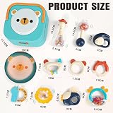 Vanplay Baby Rattle Teething Toys 0-6 Months 6-12 Months with Storage Box view 7